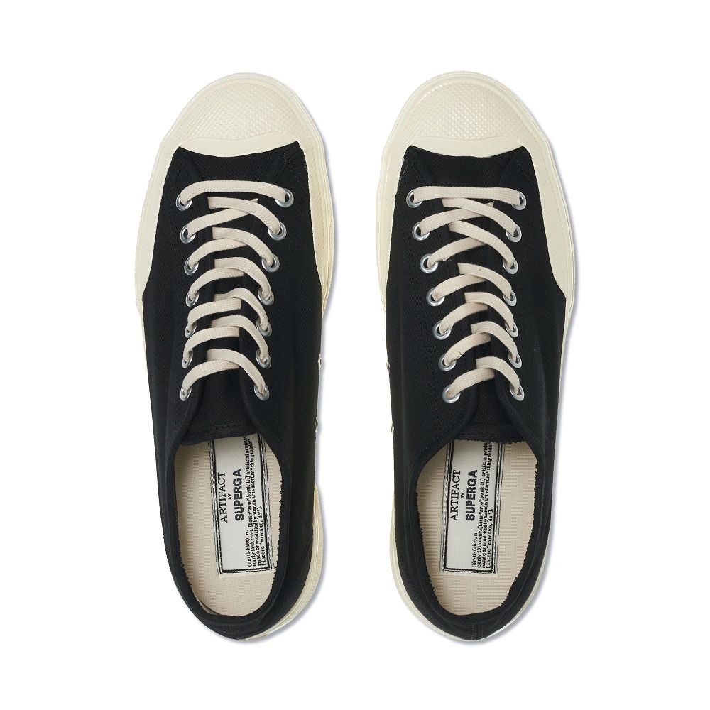 Superga 2432 Black Low Top Sneakers - Men's Sneakers USA | US8487865